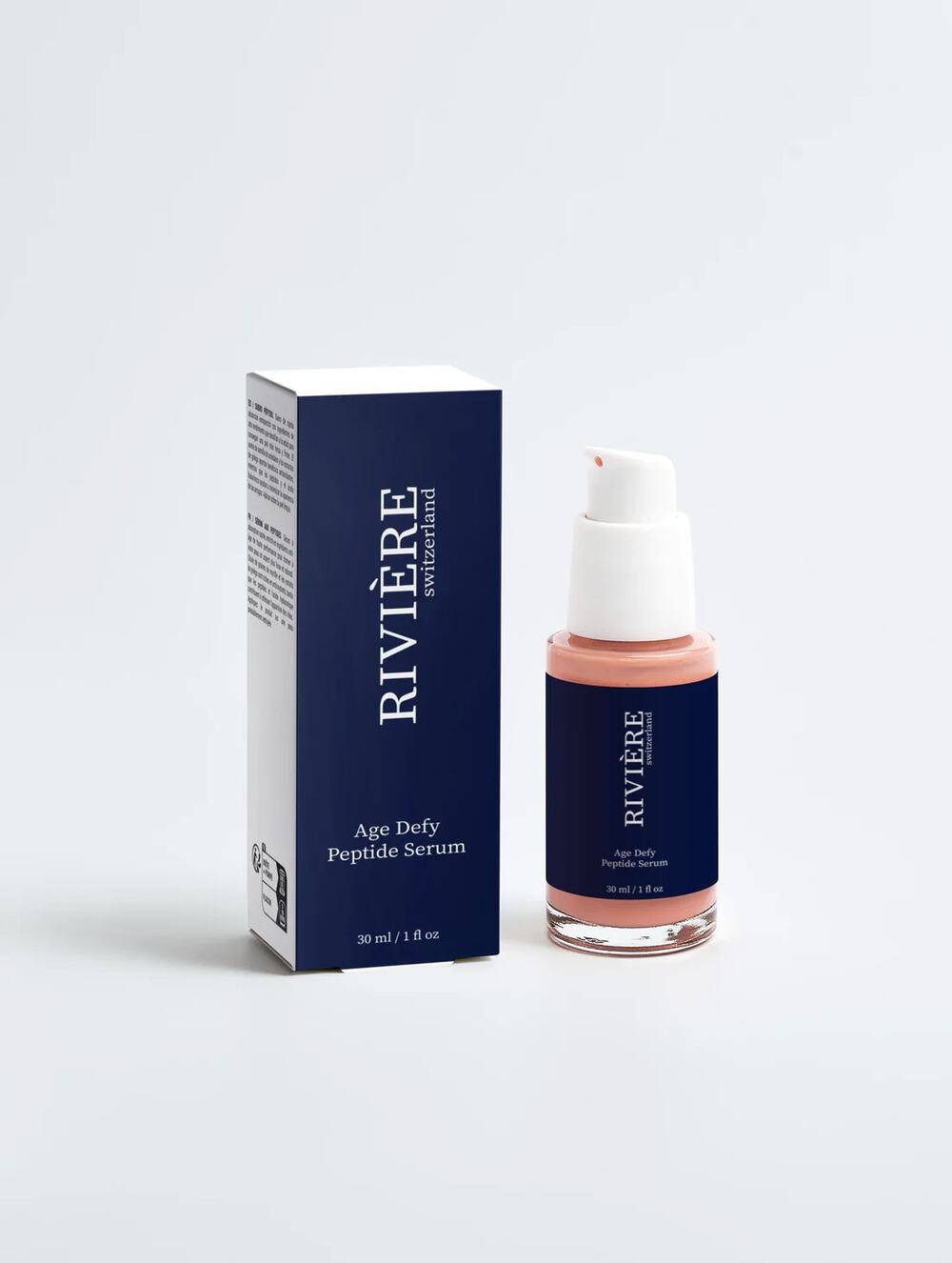 New Riviere Switzerland Age Defy Peptide Serum 30ml 1 fl oz EXP 02/2028